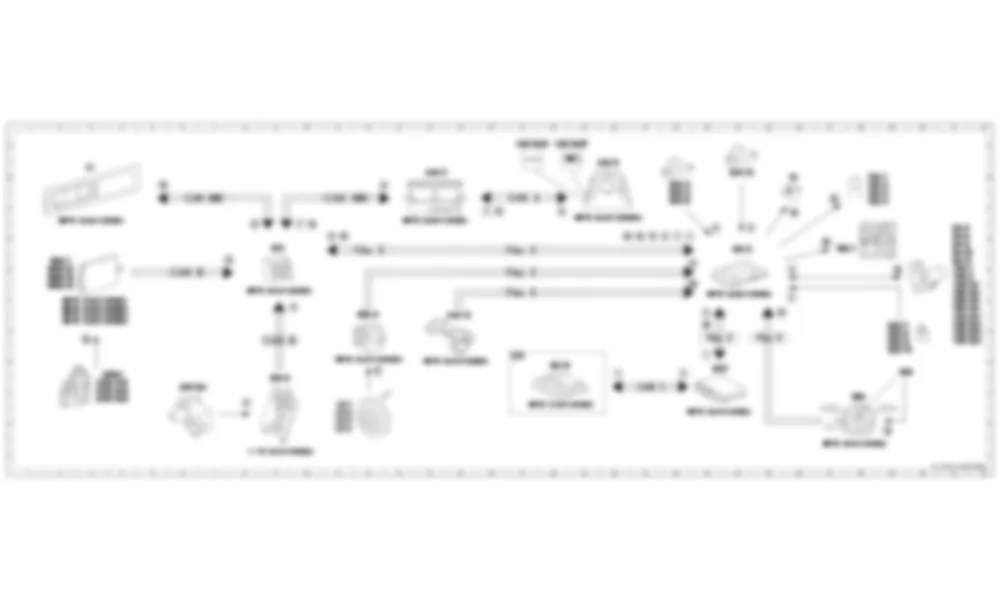 Электросхема Схема электрических функций Active Body Control (ABC) для Mercedes-Benz S-class (W222) 2013-2020
