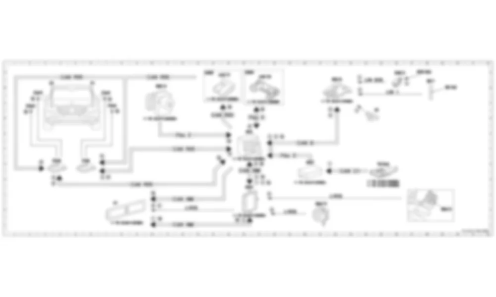 Электросхема Принципиальная электрическая схема ассистента ночного видения для Mercedes-Benz S-class (W222) 2013-2020