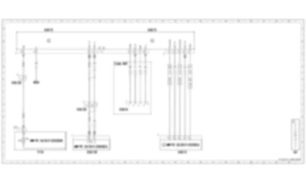 Электросхема Аудио / дисплей COMAND для Mercedes-Benz S-class (W222) 2013-2020