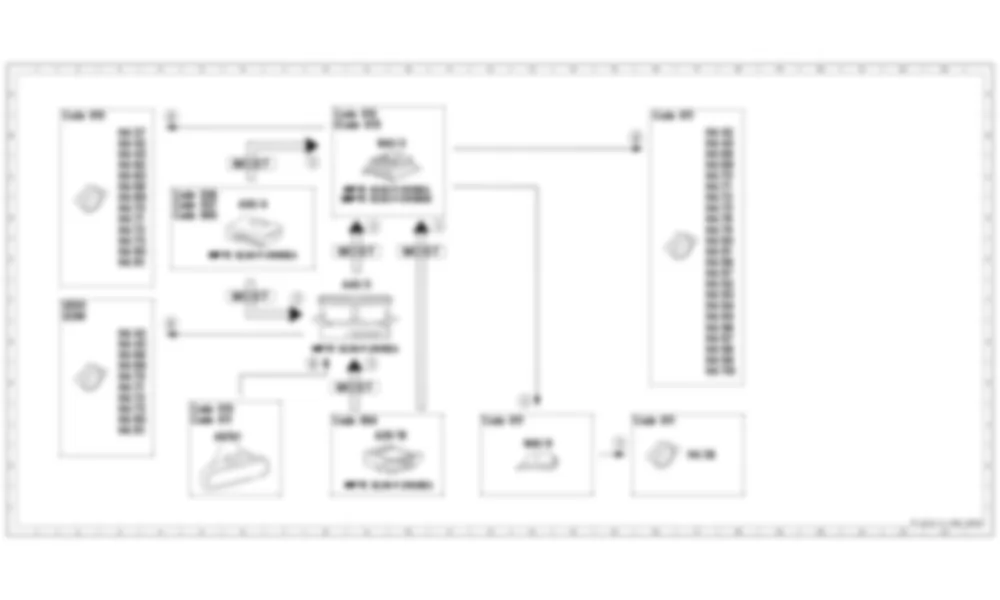 Электросхема Схема электрических функций для функции акустической системы для Mercedes-Benz S-class (W222) 2013-2020
