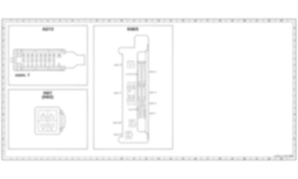Распиновка разъемов схемы Звуковой усилитель, модуль управления для Mercedes-Benz SL-class (R230) 2001—2011