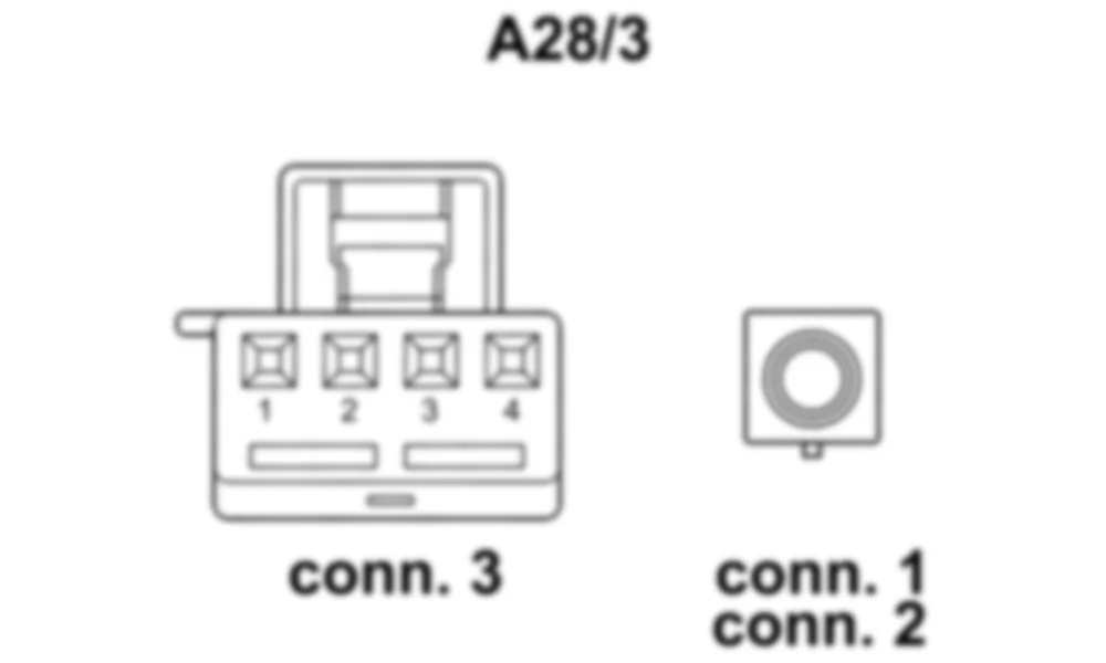 Распиновка разъема A28/3 -  Антенный усилитель / компенсатор сотовой телефонной сети для Mercedes-Benz SL-class (R231) 2012-2020