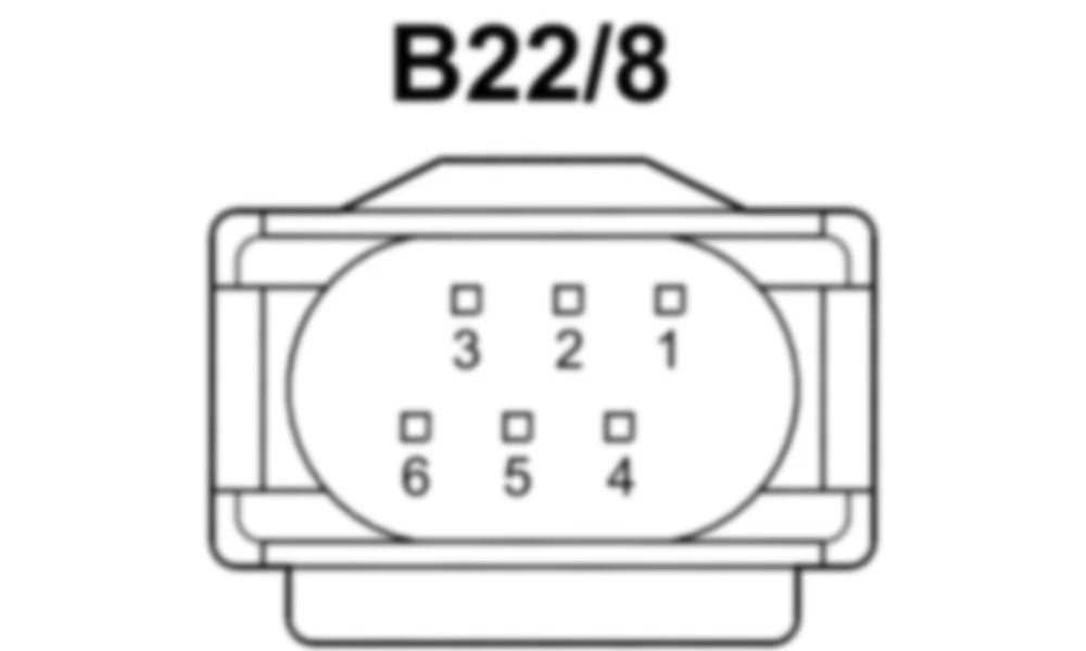 Распиновка разъема B22/10 -  Датчик уровня сзади правый для Mercedes-Benz SL-class (R231) 2012-2020