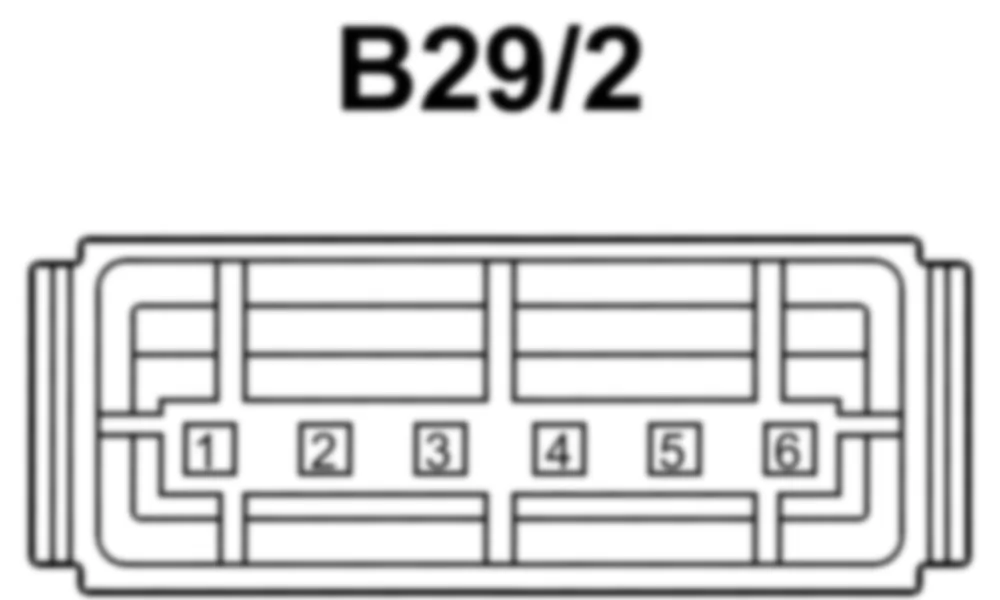 Распиновка разъема B29/2 -  Датчик DISTRONIC (DTR) / левый передний бампер для Mercedes-Benz SL-class (R231) 2012-2020