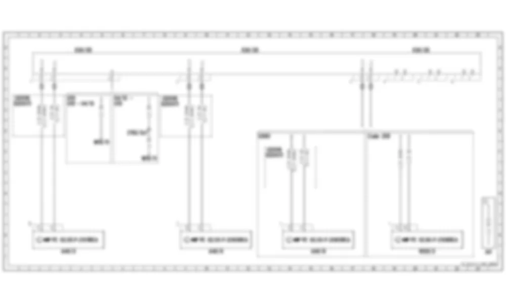 Электросхема Телематика CAN для Mercedes-Benz SL-class (R231) 2012-2020