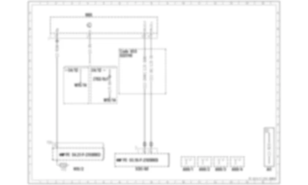 Электросхема Блок управления датчика давления в шинах для Mercedes-Benz SL-class (R231) 2012-2020