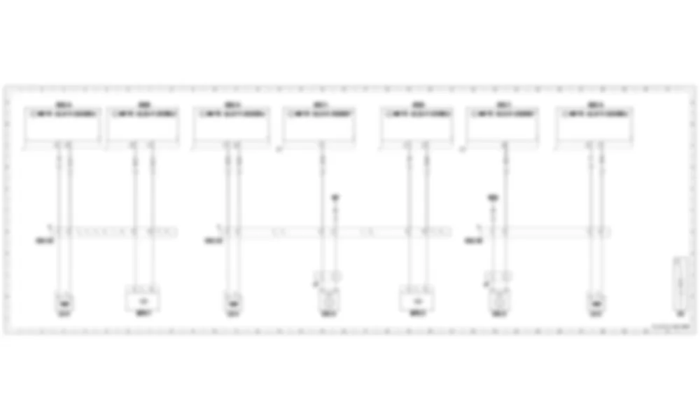 Электросхема Схема подключения точки разъединения разъема для Mercedes-Benz SL-class (R231) 2012-2020