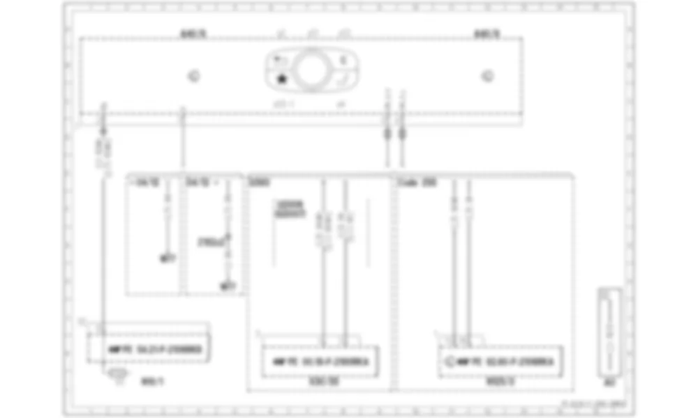 Электросхема Передний центральный блок управления для Mercedes-Benz SL-class (R231) 2012-2020