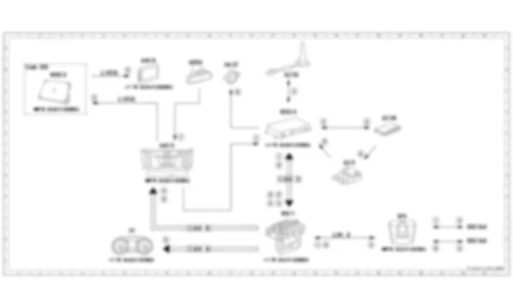 Электросхема Принципиальная электрическая схема для функции информации MB и помощи при поломке для Mercedes-Benz SL-class (R231) 2012-2020