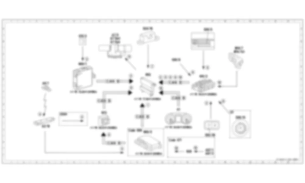 Электросхема Принципиальная электрическая схема управления крышкой багажника для Mercedes-Benz SL-class (R231) 2012-2020
