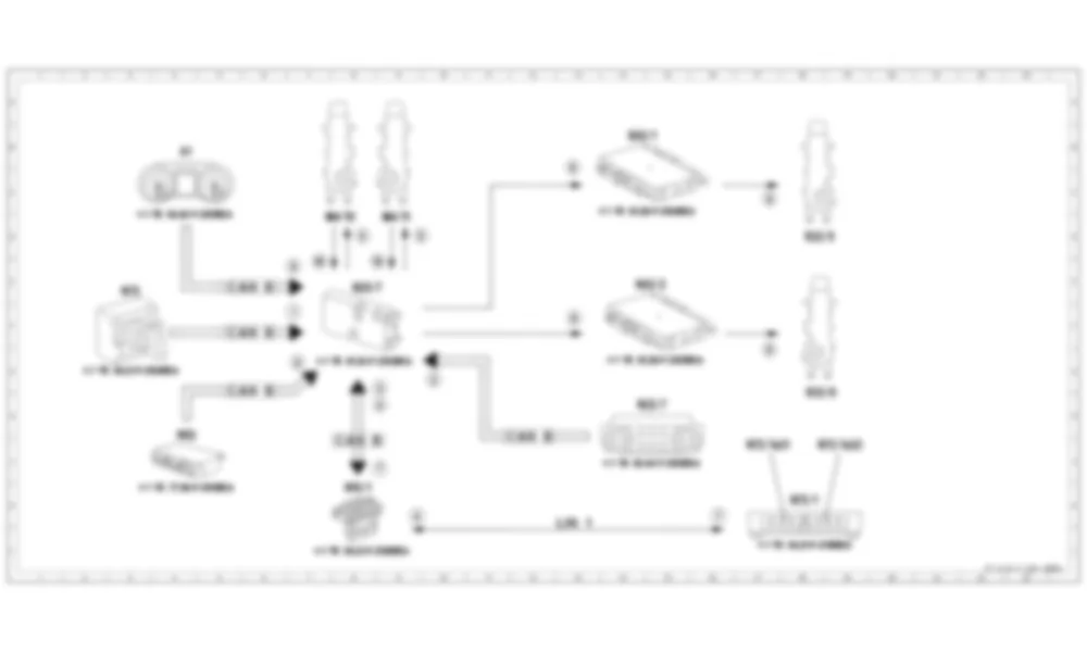 Электросхема Принципиальная электрическая схема AIRSCARF для Mercedes-Benz SL-class (R231) 2012-2020