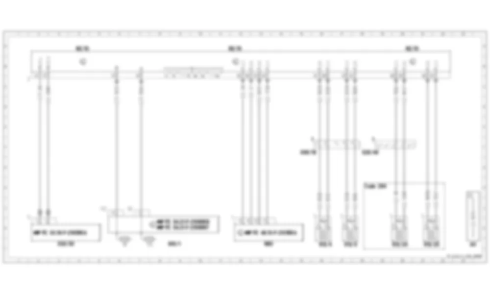 Электросхема Блок управления дополнительной удерживающей системой для Mercedes-Benz SL-class (R231) 2012-2020