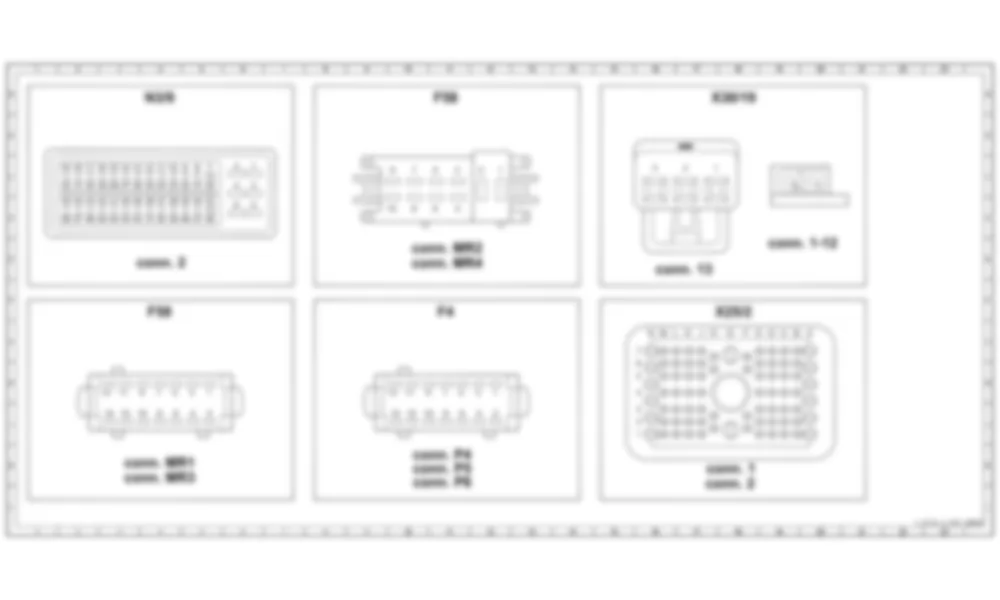 Распиновка разъемов схемы Модуль управления системой впрыска дизельного топлива Common Rail (CDI) для Mercedes-Benz R-class (W251) 2005—2020