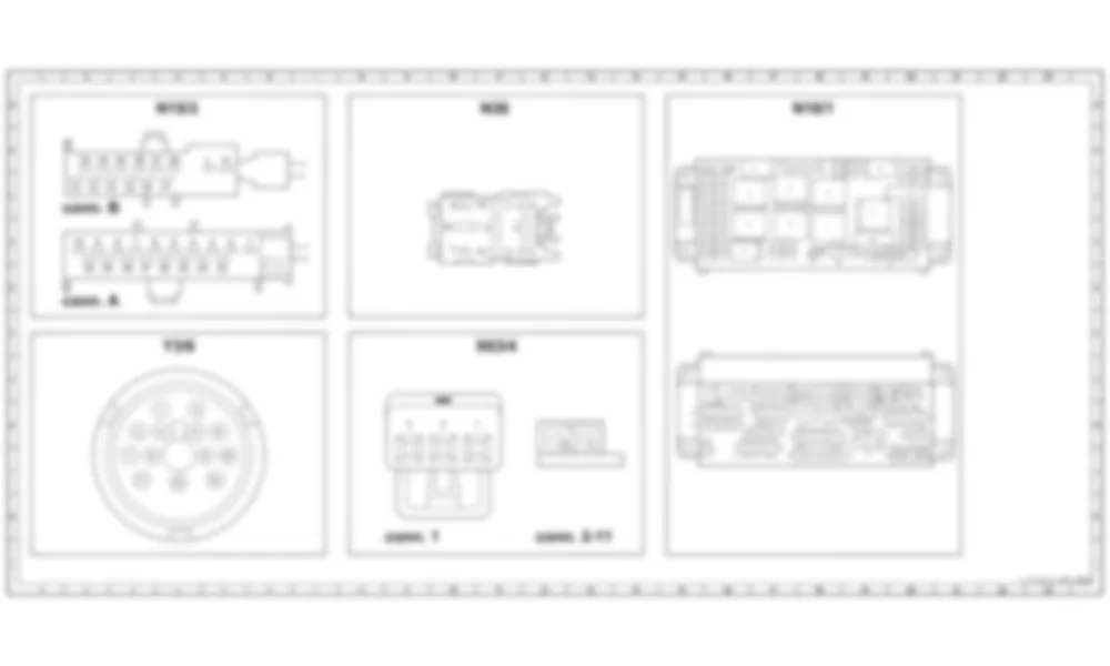 Распиновка разъемов схемы Электронный блок управления коробкой передач (ETC) для Mercedes-Benz G-class (W463) 1990—2012