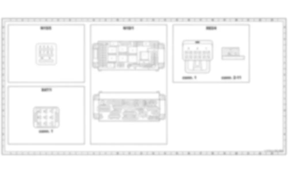 Распиновка разъемов схемы Блок управления электронным селекторным модулем для Mercedes-Benz G-class (W463) 1990—2012