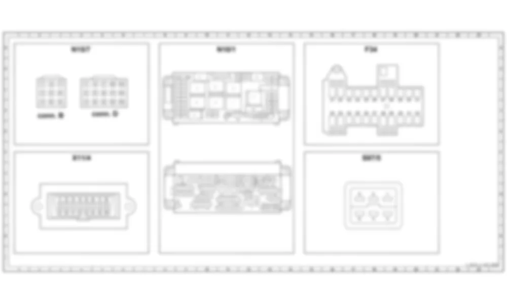 Распиновка разъемов схемы Модуль управления раздаточной коробкой для Mercedes-Benz G-class (W463) 1990—2012