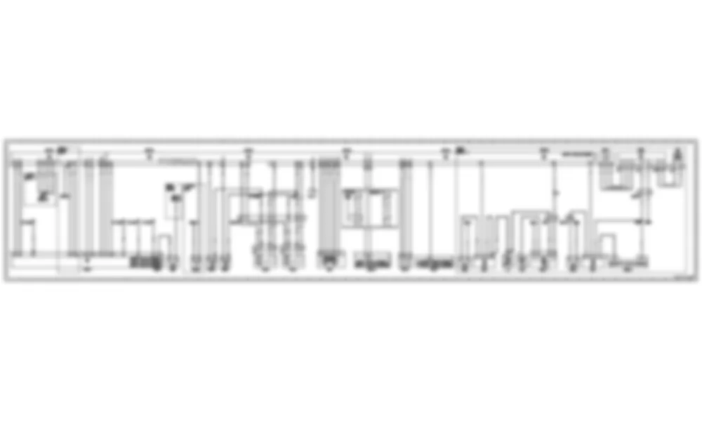 Электросхема Модуль управления системой впрыска и зажигания ME-SFI для Mercedes-Benz G-class (W463) 1990—2012