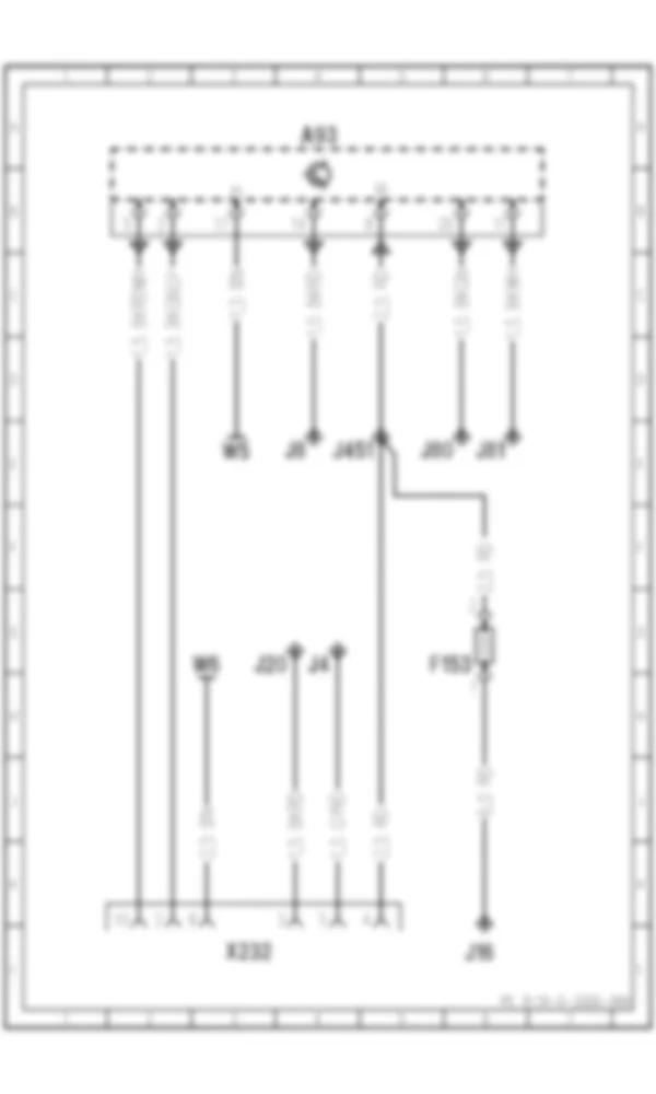 Электросхема Сцепное устройство для прицепа для Mercedes-Benz Sprinter (W903) 1995–2006