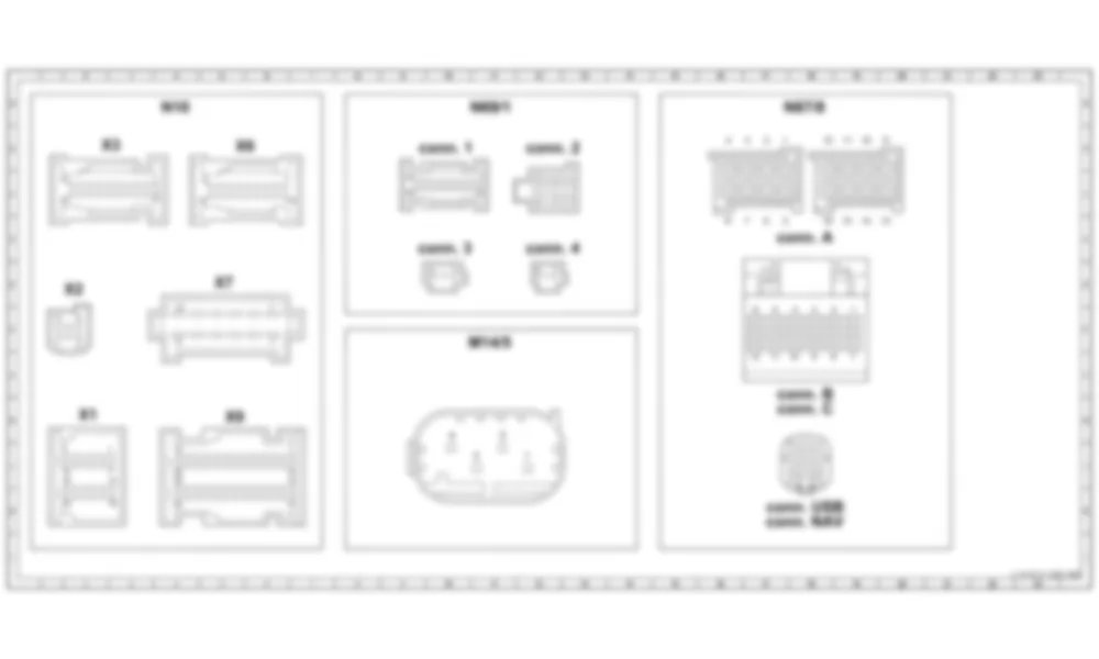 Распиновка разъемов схемы Схема подключения точки разъединения разъема для Mercedes-Benz Sprinter (W906) 2014–2018
