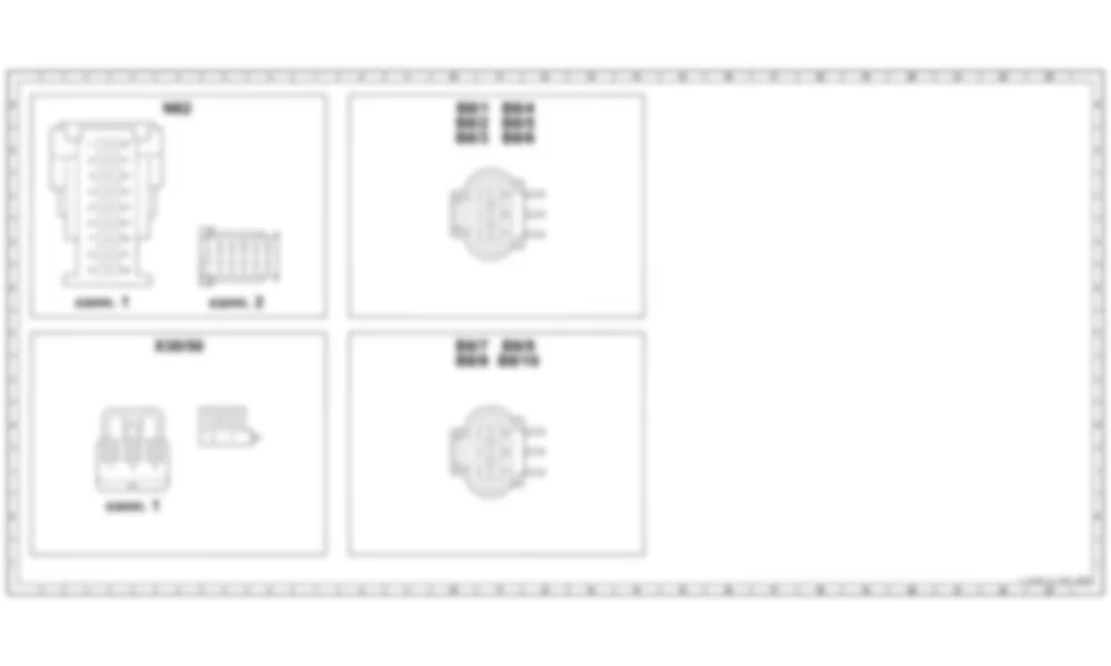 Распиновка разъемов схемы Блок управления парктроником (ПТС) для Mercedes-Benz Sprinter (W906) 2014–2018