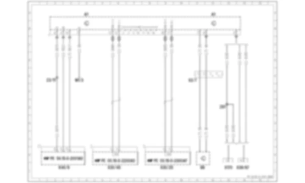 Электросхема Блок управления комбинации приборов (IC) для Mercedes-Benz Sprinter (W906) 2014–2018