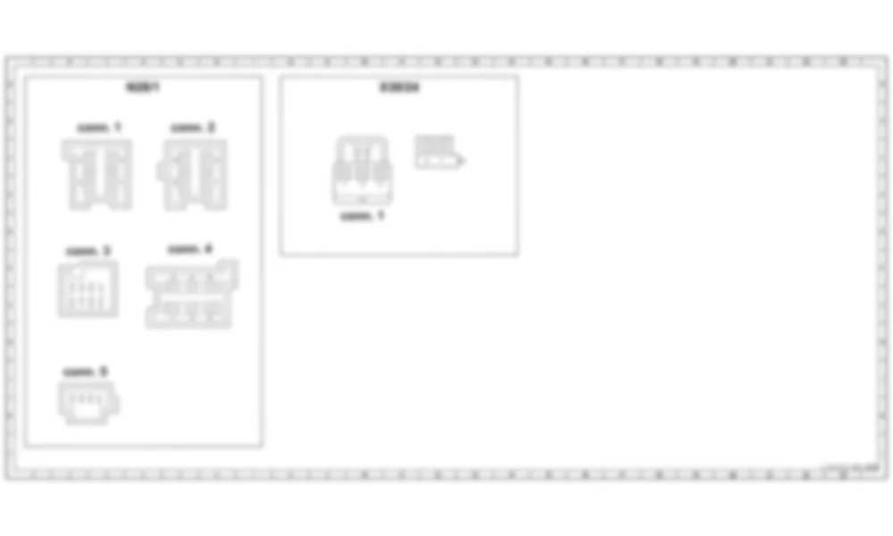 Распиновка разъемов схемы Схема подключения блока управления распознавания прицепа для Mercedes-Benz Sprinter (W906) 2006–2014