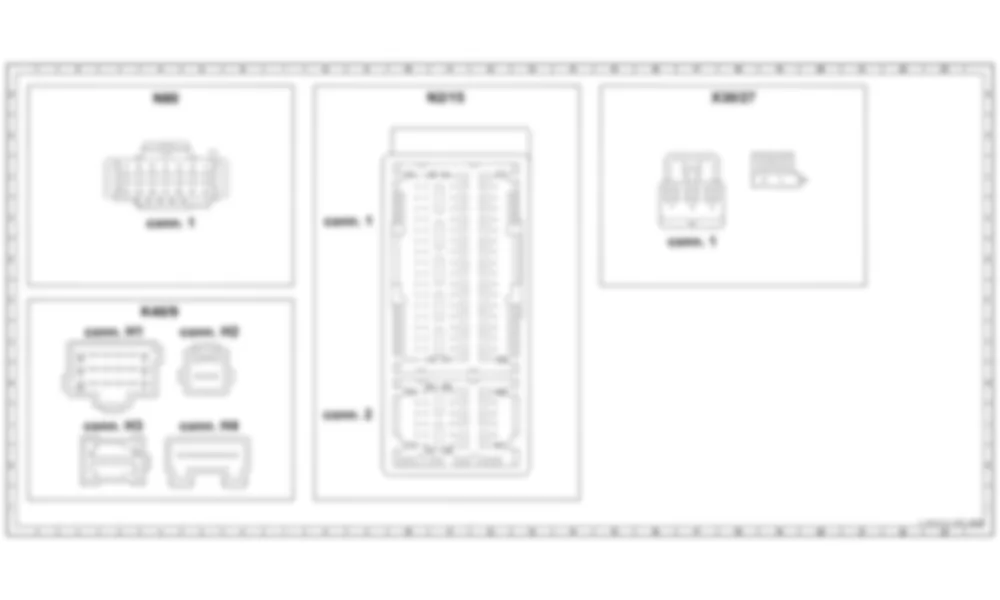 Распиновка разъемов схемы Блок управления модулем рулевой колонки для Mercedes-Benz Sprinter (W906) 2006–2014