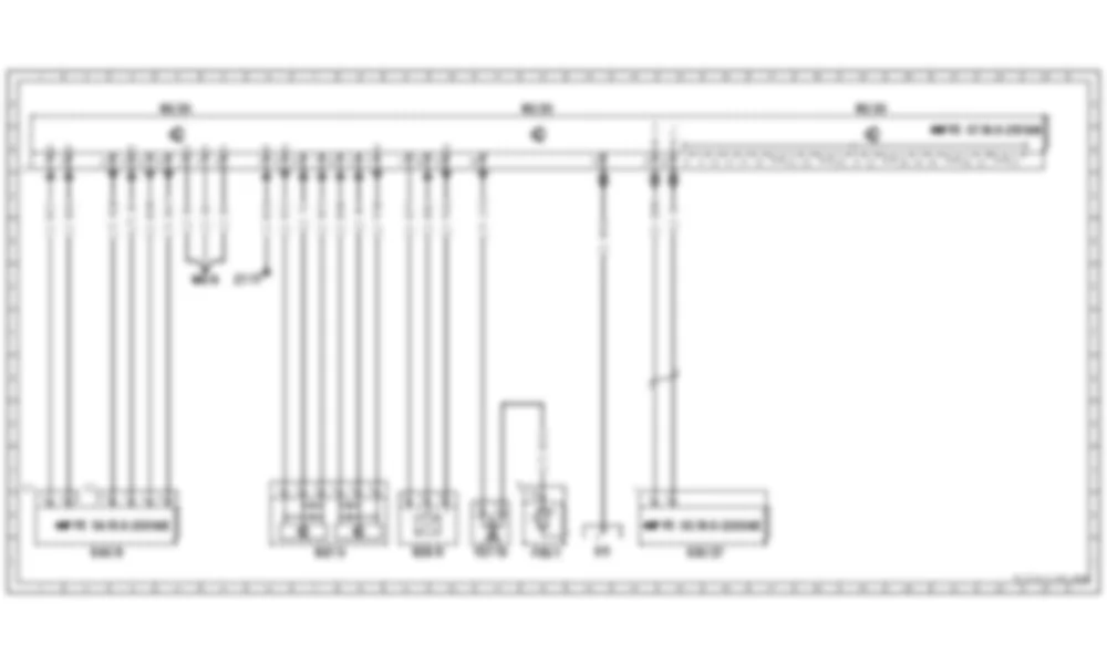 Электросхема Блок управления системой впрыска дизельного топлива Common Rail (CDI) для Mercedes-Benz Sprinter (W906) 2006–2014