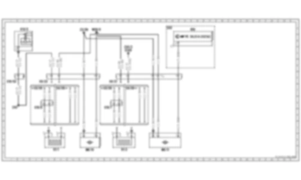 Электросхема Схема подключения точки разъединения разъема для Mercedes-Benz Sprinter (W906) 2006–2014