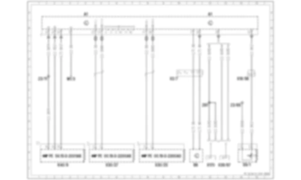 Электросхема Блок управления комбинации приборов (IC) для Mercedes-Benz Sprinter (W906) 2006–2014