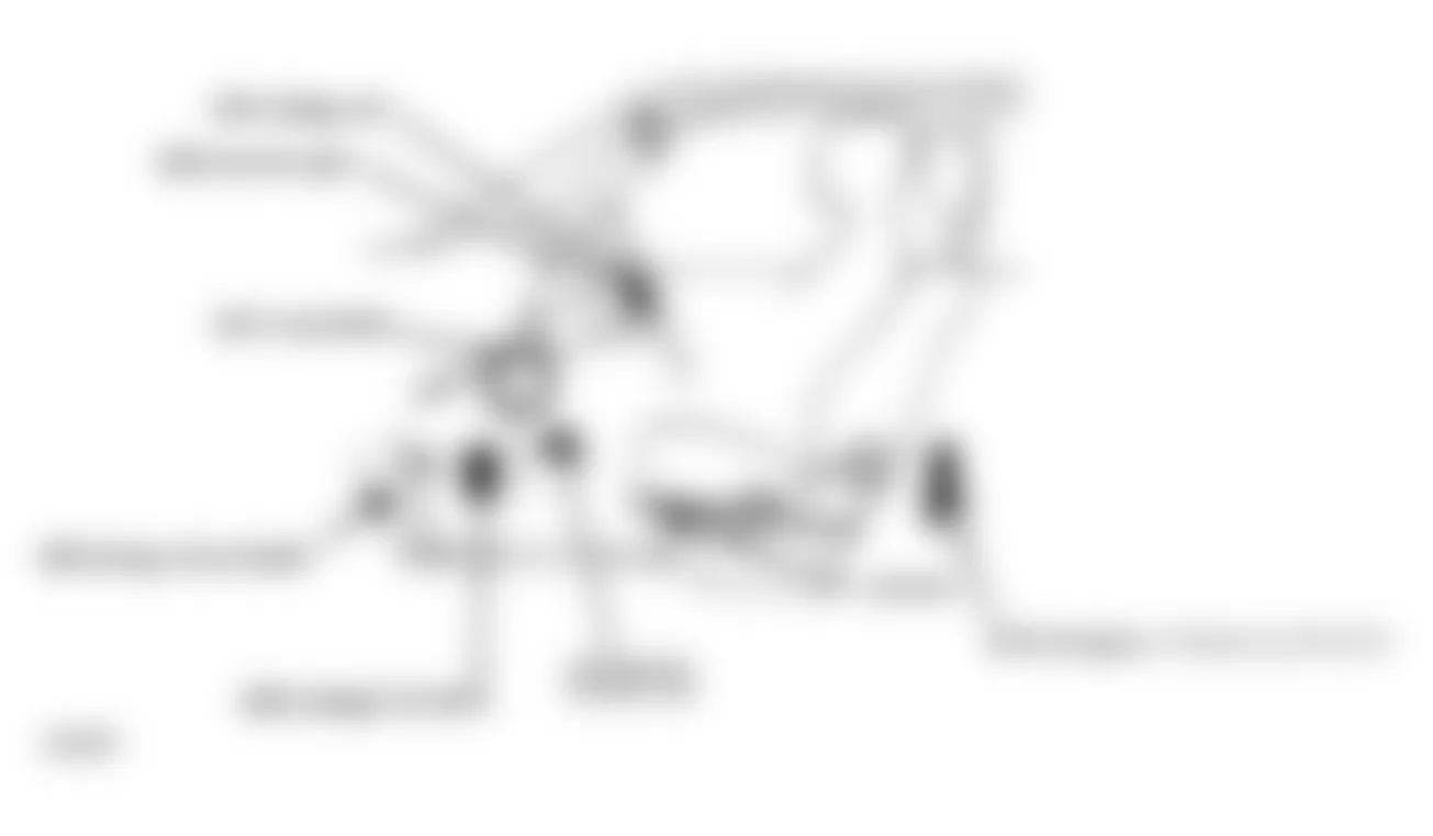 Mercedes-Benz 190E 1990 - Component Locations -  Component Locations (5 Of 5)