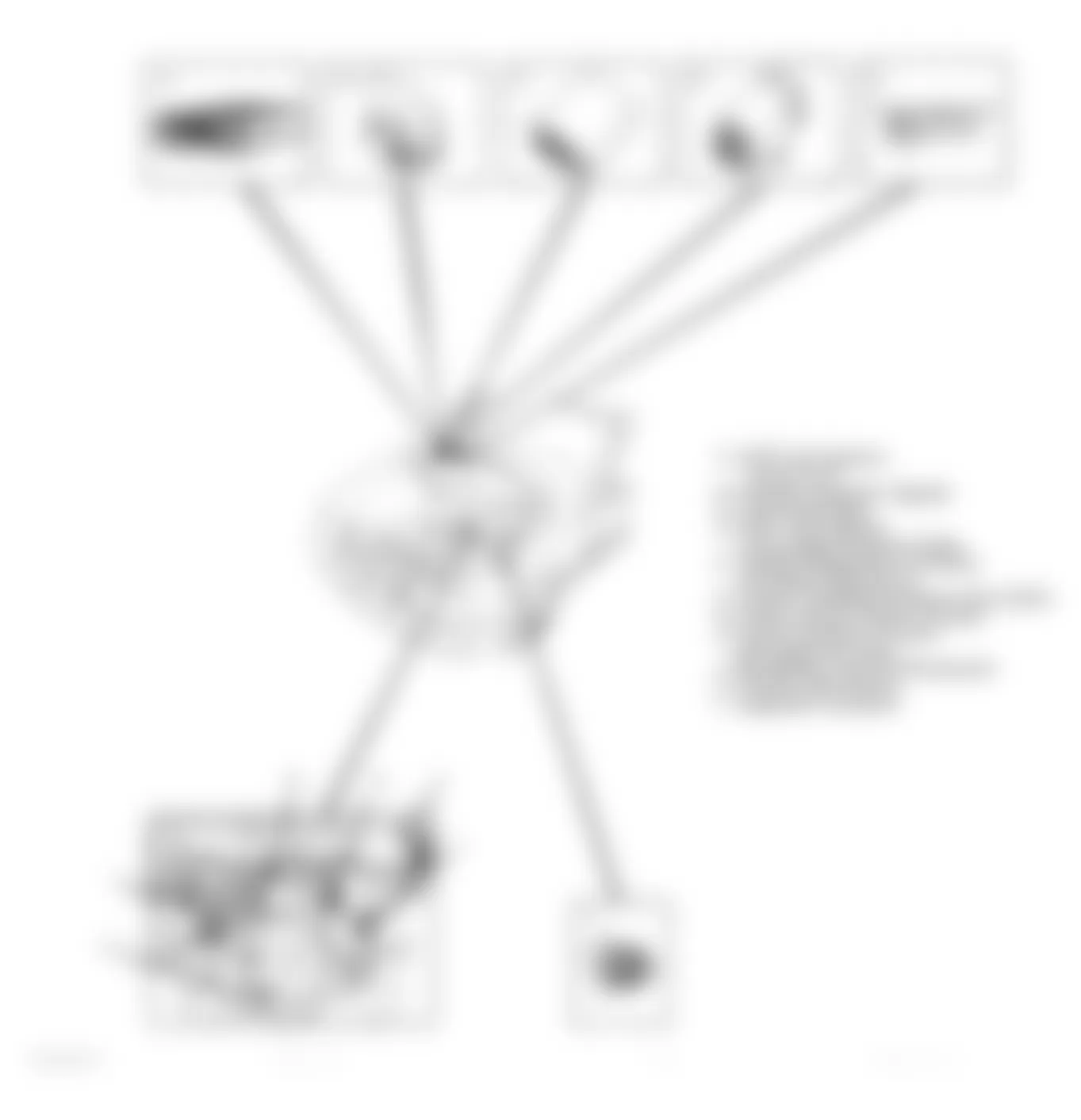 Mercedes-Benz 300SE 1990 - Component Locations -  Component Locations (2 Of 6)