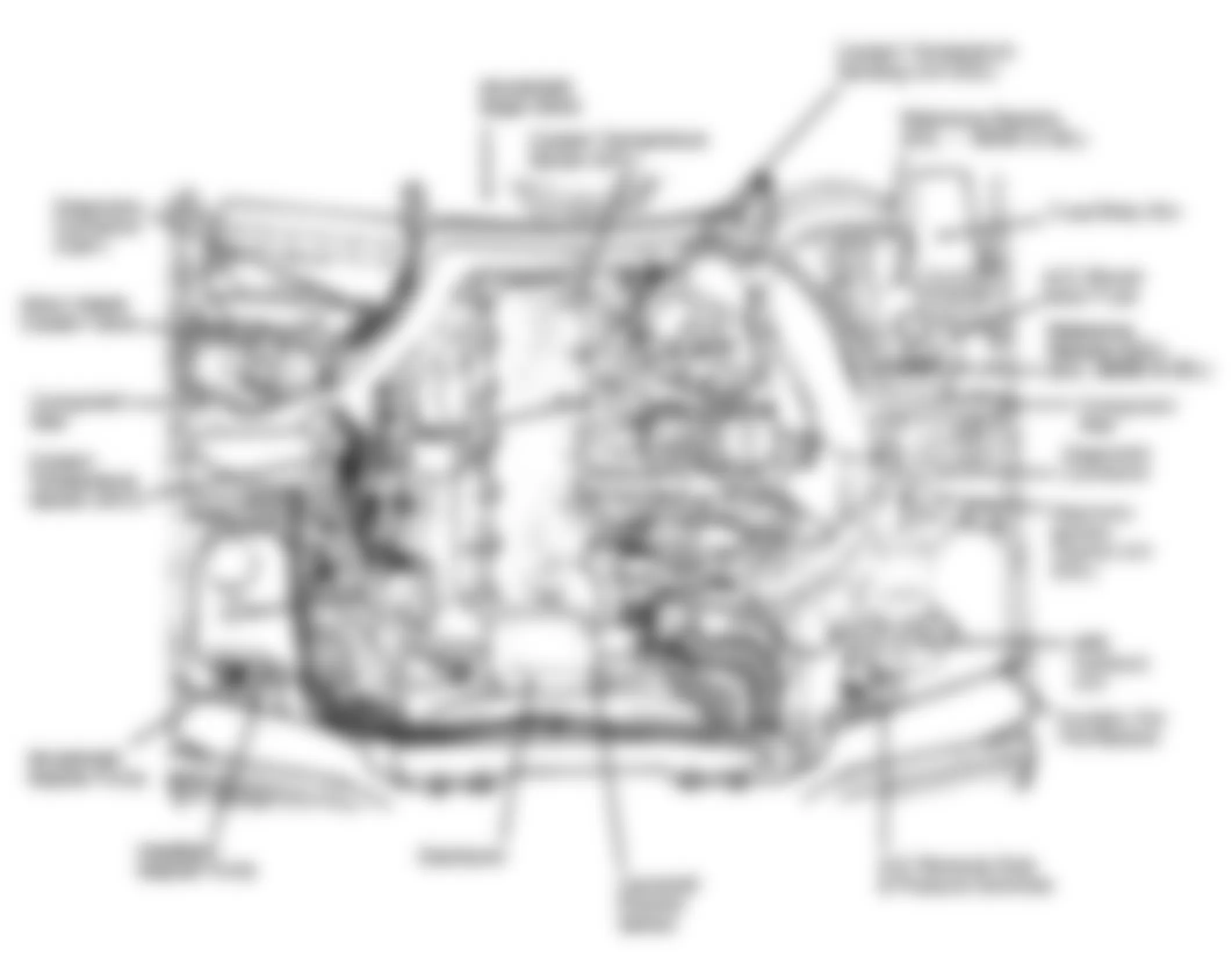 Mercedes-Benz 300SE 1990 - Component Locations -  Component Locations (4 Of 6)