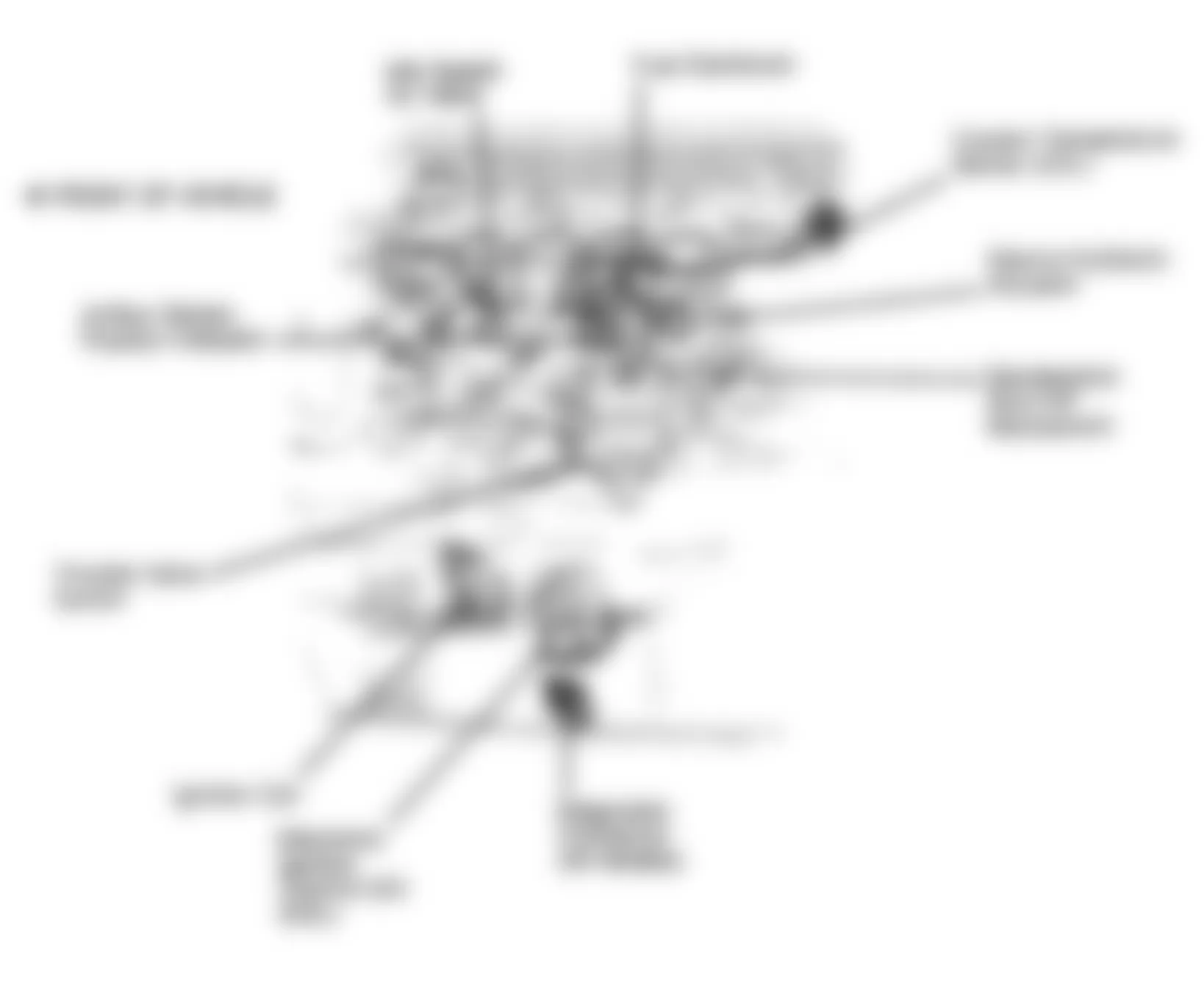 Mercedes-Benz 300SE 1990 - Component Locations -  Component Locations (6 Of 6)