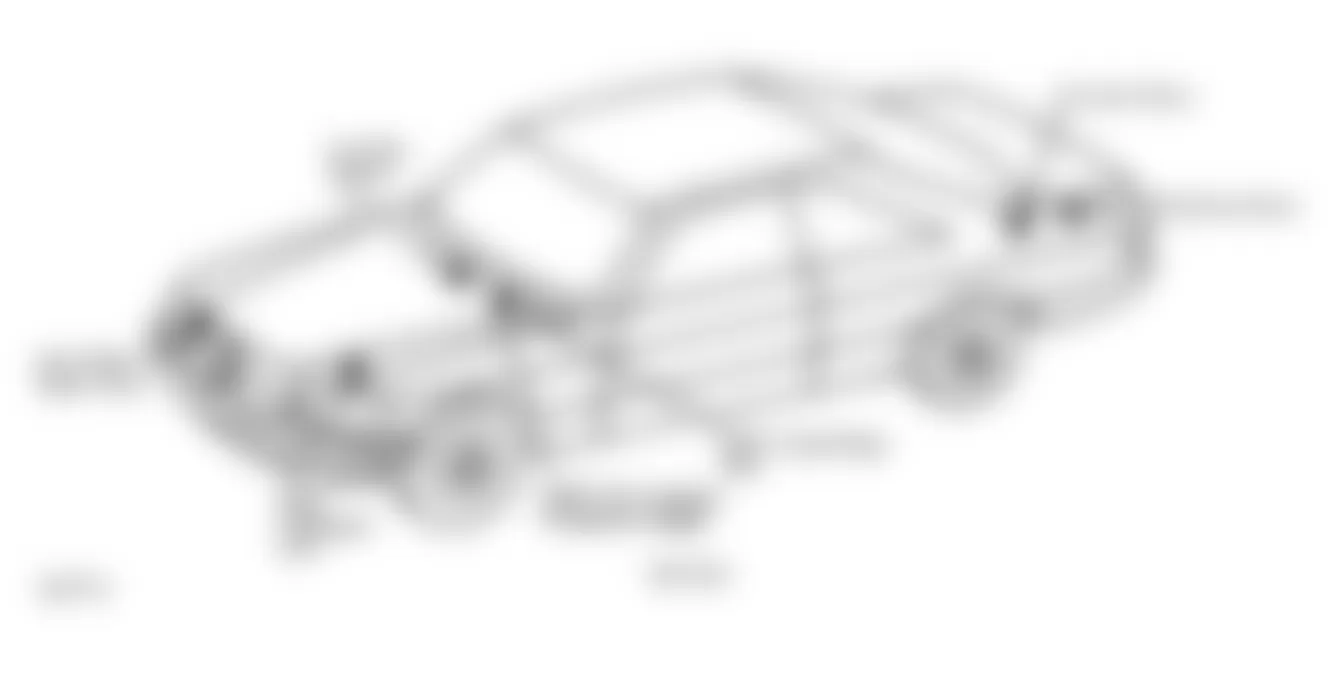 Mercedes-Benz 420SEL 1990 - Component Locations -  Component Locations (1 Of 5)