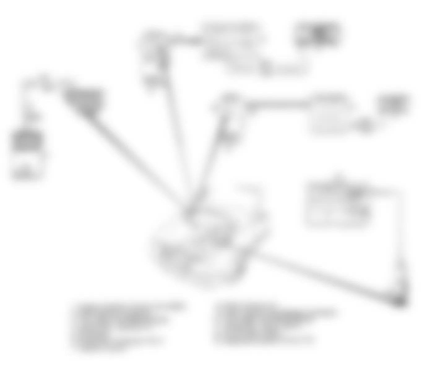 Mercedes-Benz 190E 1991 - Component Locations -  Tester Connections (190E & 300 Series Except 300SE & 300SEL)