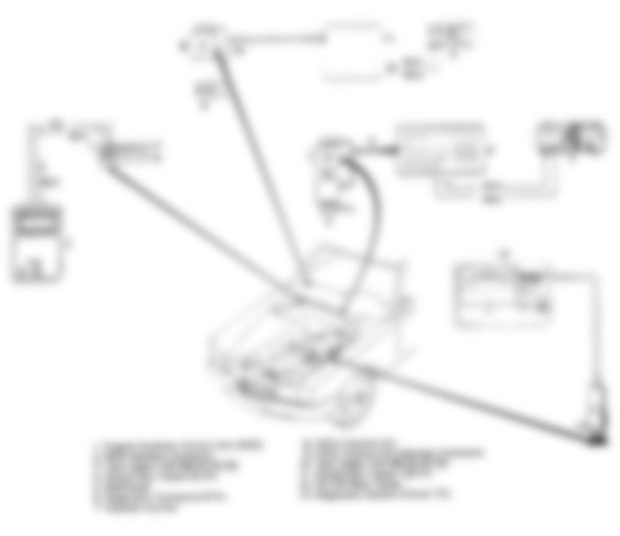 Mercedes-Benz 190E 1991 - Component Locations -  Tester Connections (300SE & 300SEL, 420SEL & 560 Series)