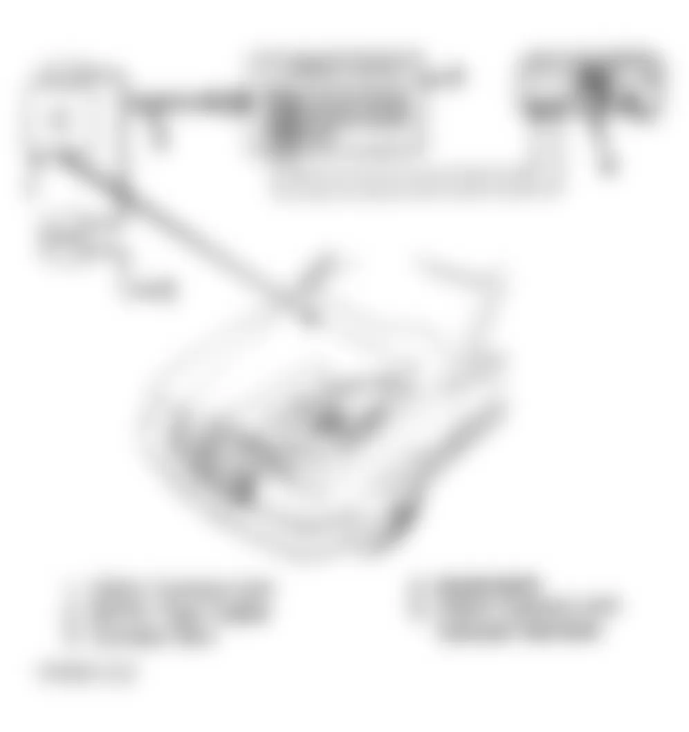 Mercedes-Benz 190E 1992 - Component Locations -  Connecting Contact Box