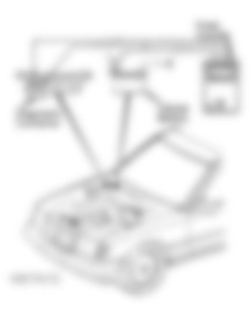 Mercedes-Benz 300D 1992 - Component Locations -  Retrieving Codes (5-Cylinder)