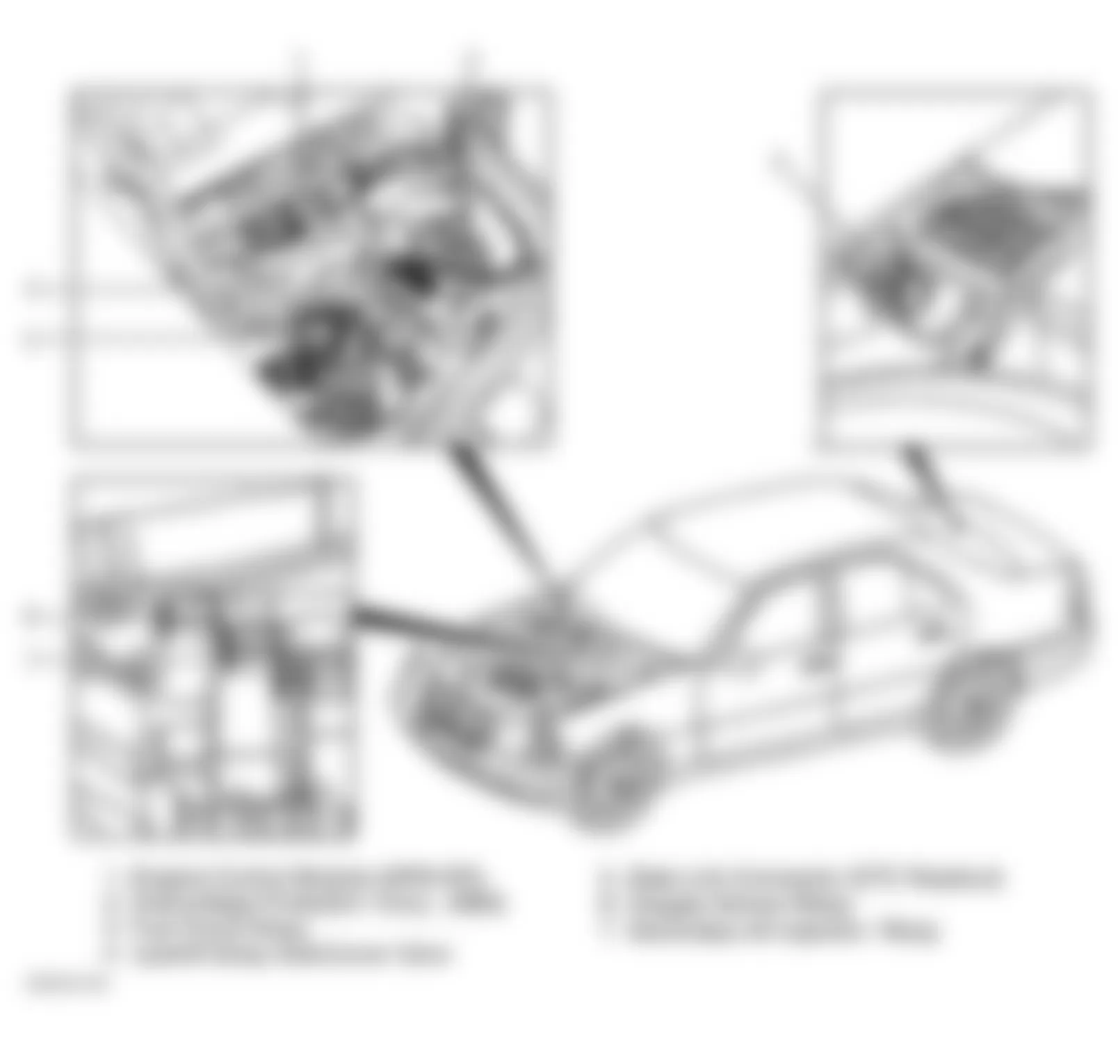 Mercedes-Benz C280 1994 - Component Locations -  Component Locations (2 Of 7)