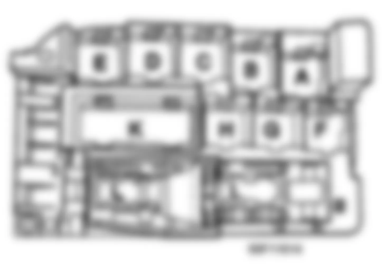 Mercedes-Benz C280 1994 - Component Locations -  Relay Identification