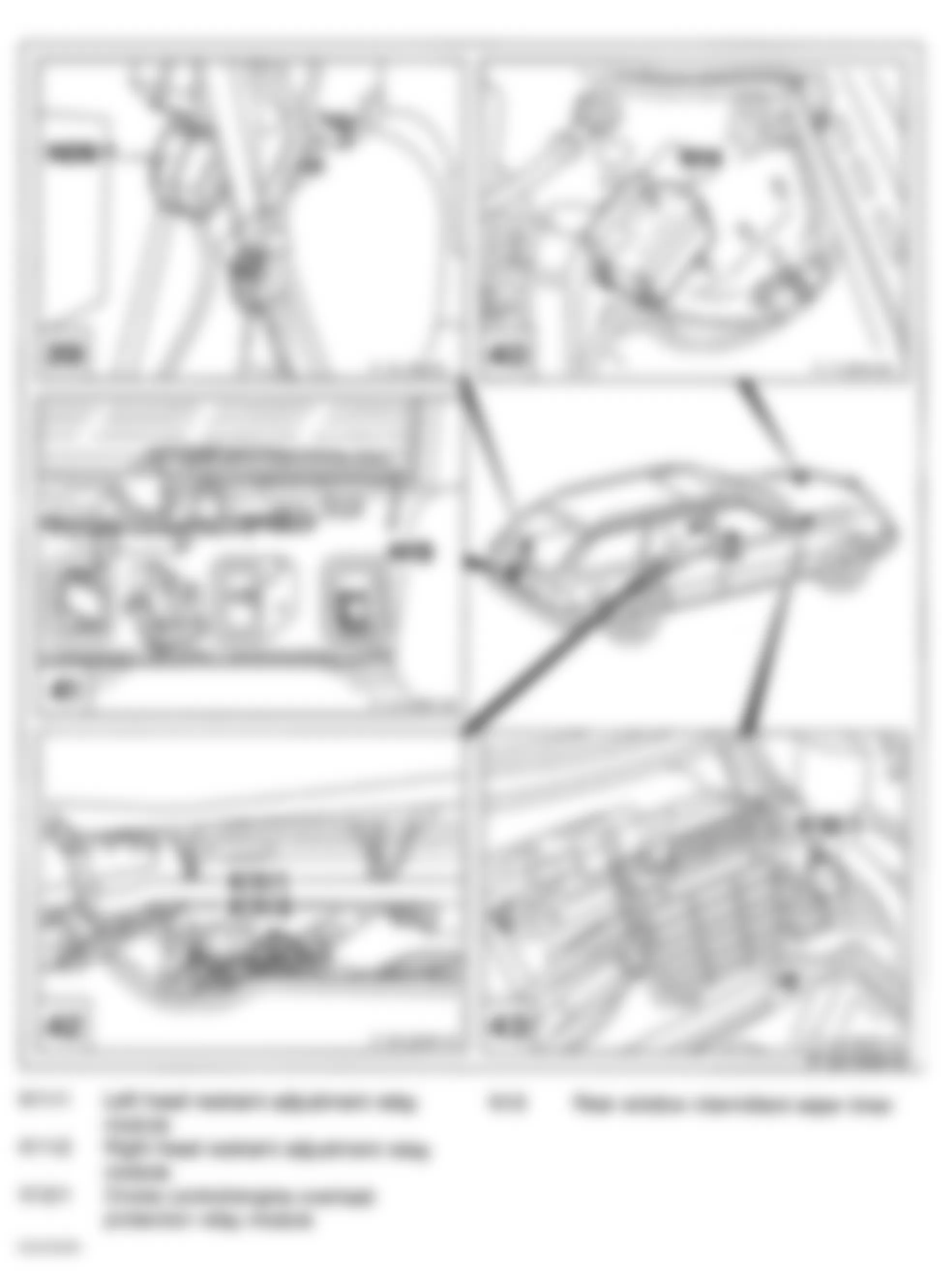 Mercedes-Benz E320 1994 - Component Locations -  Component Locations (3 Of 22)