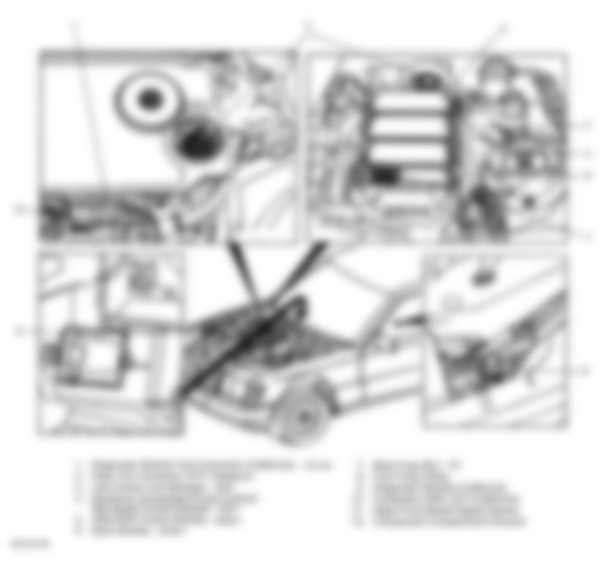 Mercedes-Benz E320 1994 - Component Locations -  Component Locations (6 Of 22)