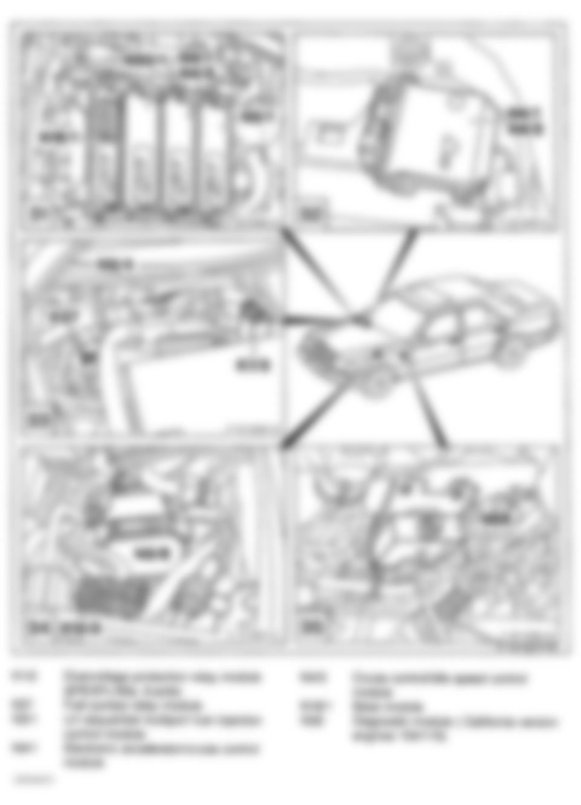 Mercedes-Benz E320 1994 - Component Locations -  Component Locations (10 Of 22)
