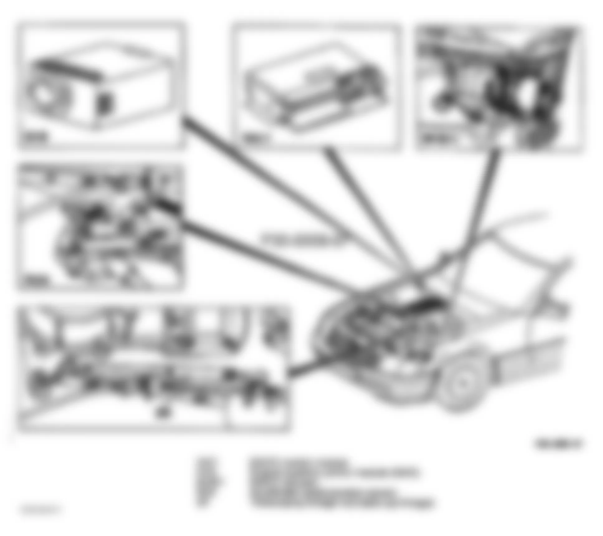 Mercedes-Benz E320 1994 - Component Locations -  Component Locations (15 Of 22)