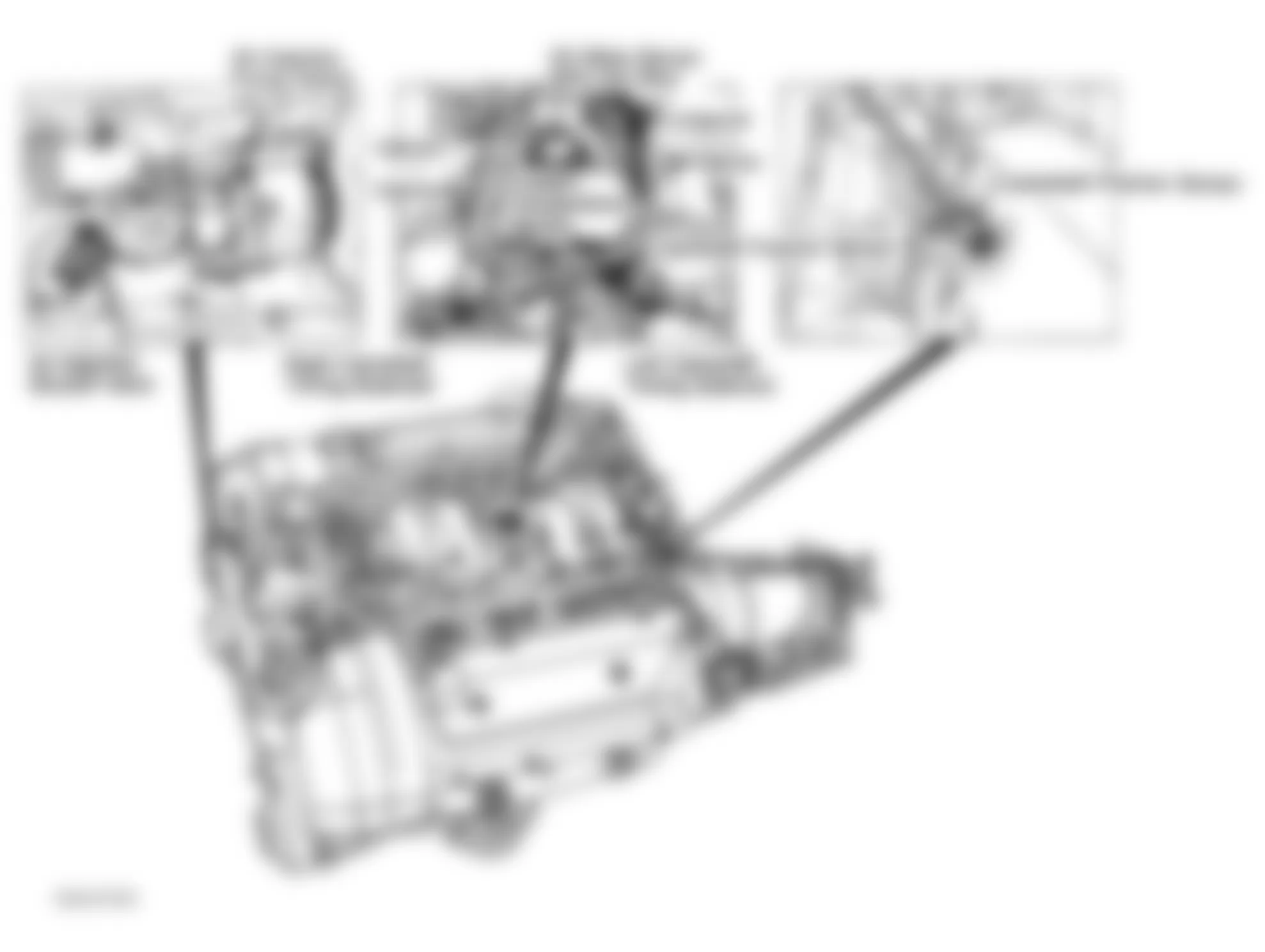 Mercedes-Benz E320 1994 - Component Locations -  Component Locations (16 Of 22)