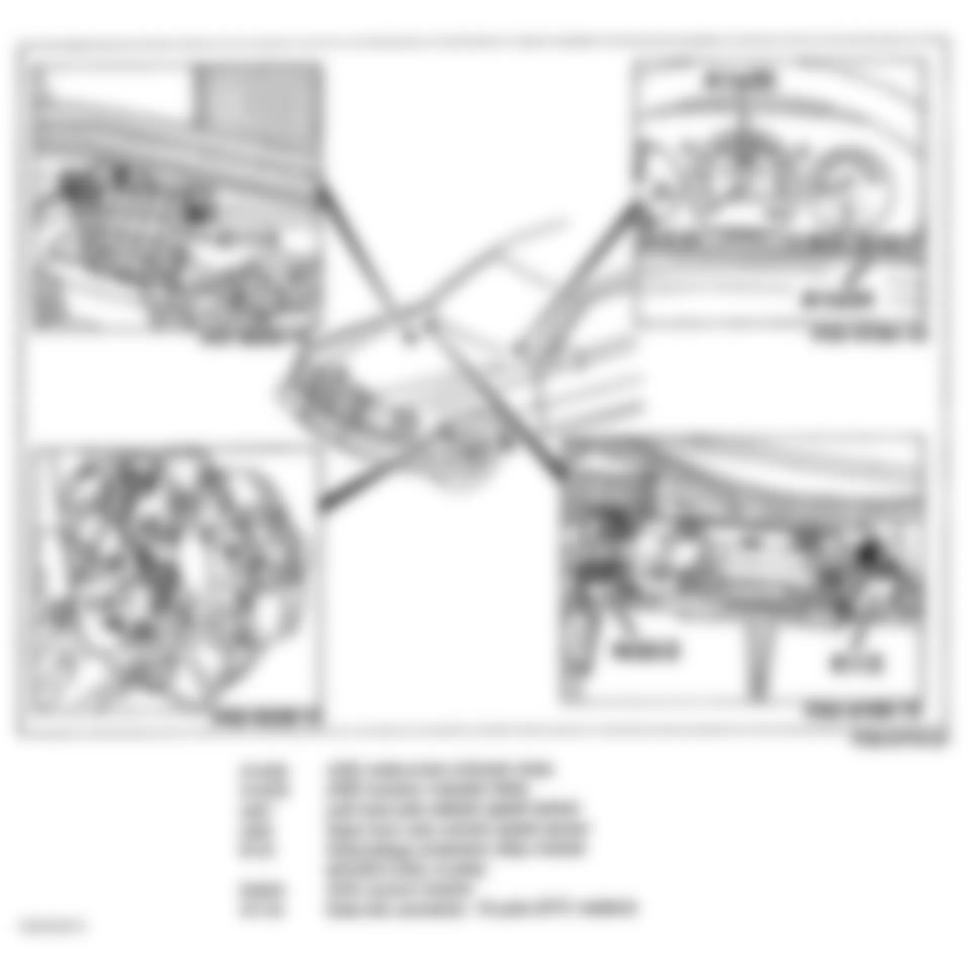 Mercedes-Benz E320 1994 - Component Locations -  Component Locations (21 Of 22)