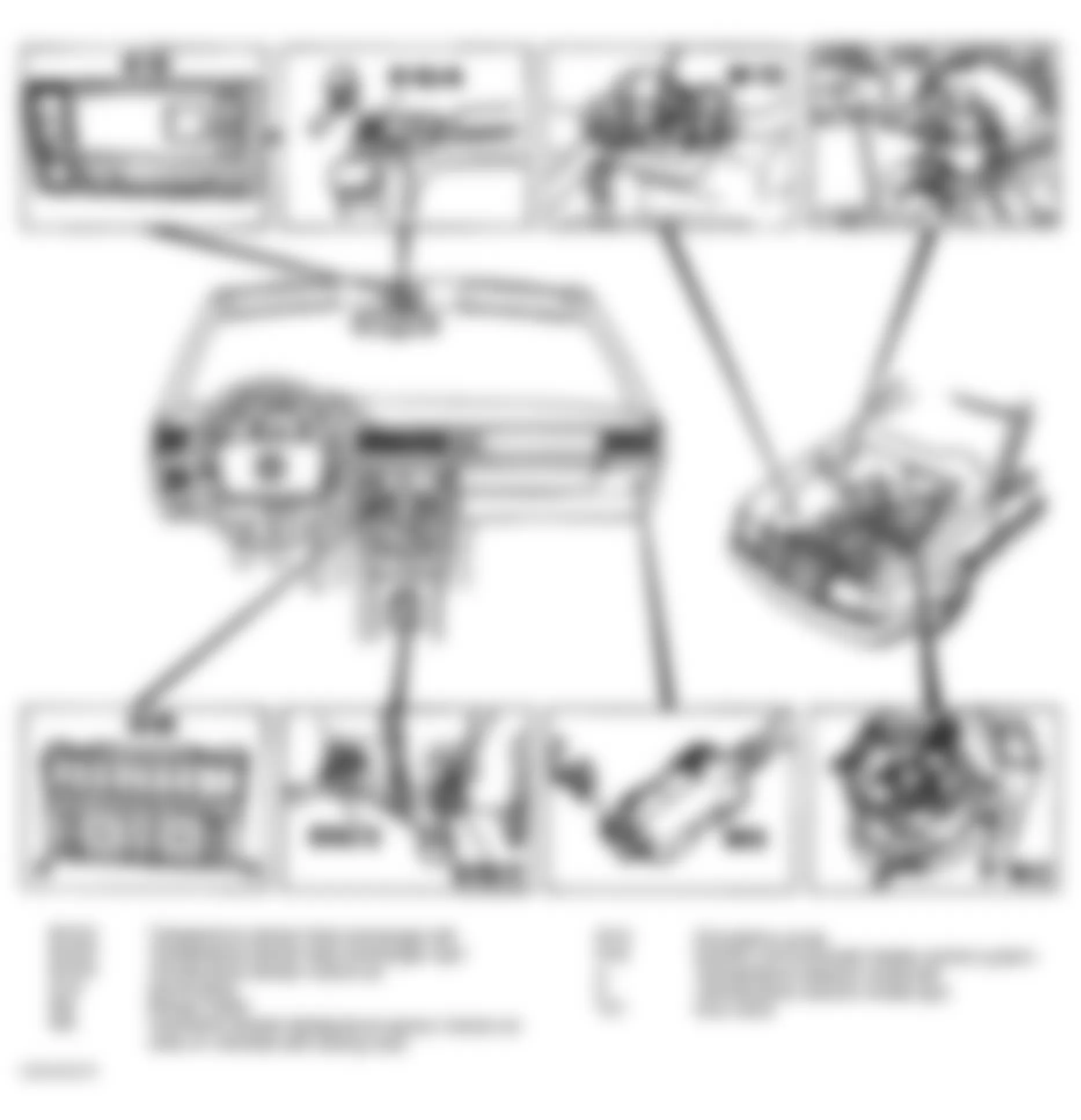 Mercedes-Benz E320 1994 - Component Locations -  Component Locations (22 Of 22)