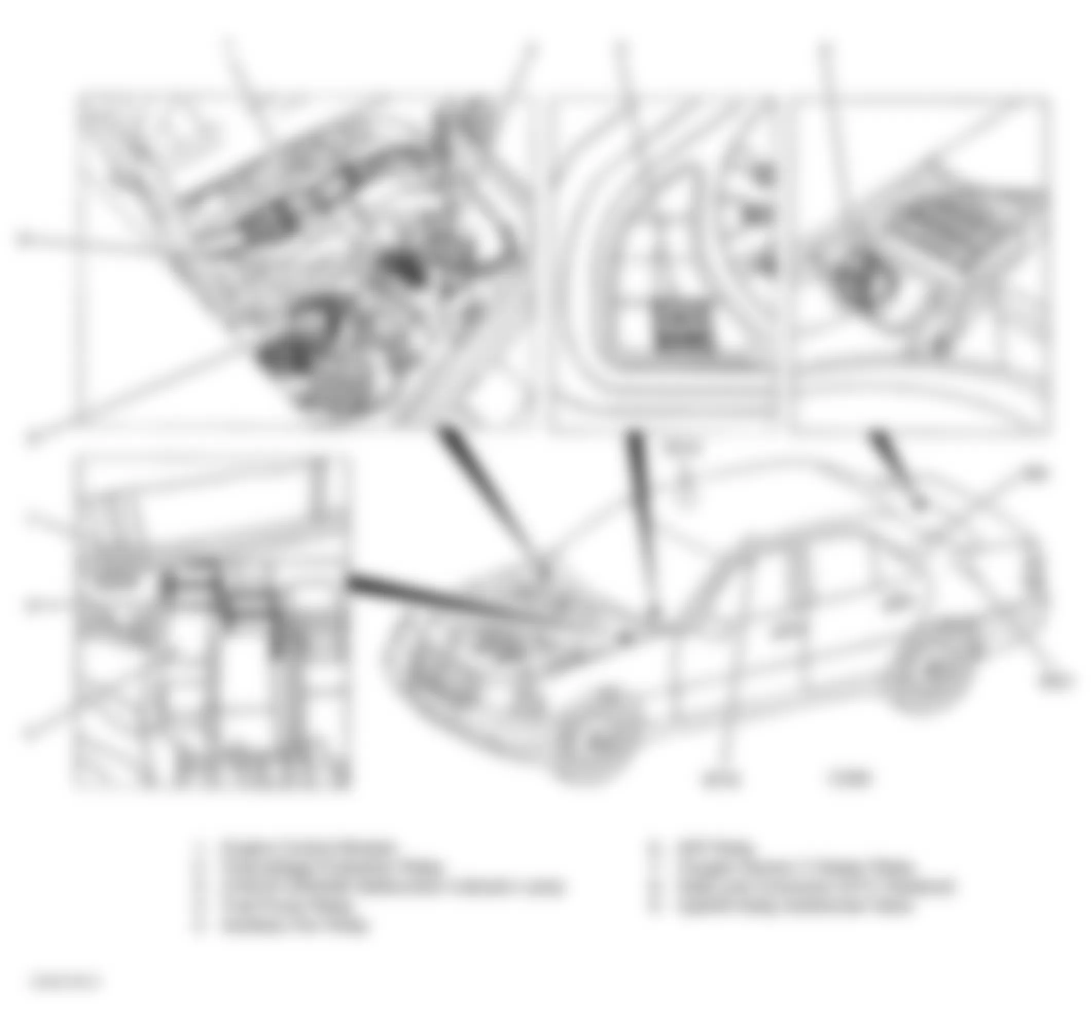 Mercedes-Benz C280 1995 - Component Locations -  Left Side Of Vehicle (C280)