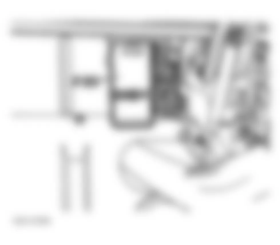 Mercedes-Benz SL500 1995 - Component Locations -  Locating Trunk Auxiliary Fuse Holder F20